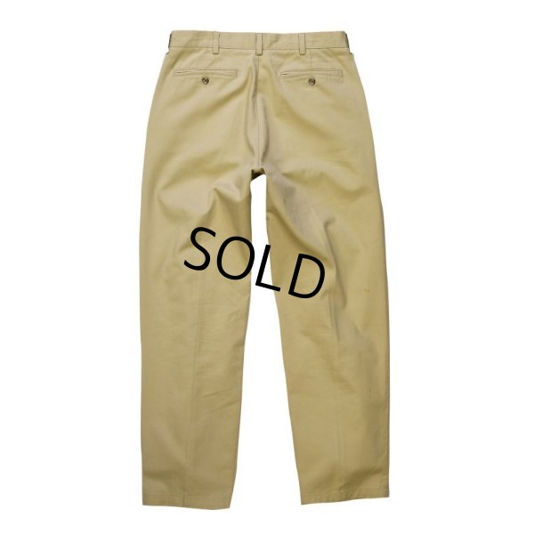 画像3:  ビンテージ 【L.L.Bean】【ＬＬビーン】【ナチュラルフィット】【ベージュ】【２タック】【コットンパンツ】【33×32】 