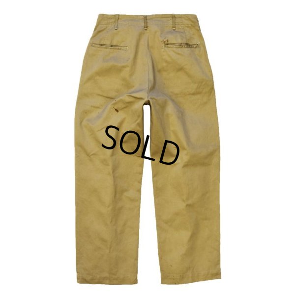 画像6: 【40's】【ビンテージ】U.S.ARMY 米軍実物【43カーキ】【チノパンツ】【チノパン】【32×33】