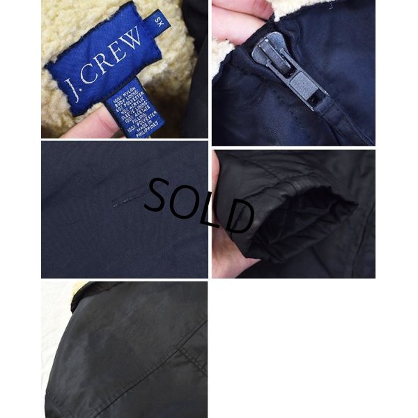 画像2: 【Ｊクルー】【J-crew】【黒】【裏ボア】【ナイロンジャケット】【サイズＸＳ】 