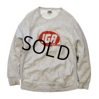 【USA製】【ビンテージ】【Lee】【リー】 【グレー】【IGA】【nelfleet】【スウェット】【サイズＸＬ】  