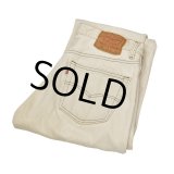 【ビンテージ】【USA製】【LEVI'S】【リーバイス５０１】501【生成り・オフホワイト】【デニムパンツ】【32x30】 