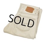 【ビンテージ】【USA製】【LEVI'S】【リーバイス５０１】501【生成り・オフホワイト】【デニムパンツ】【32x30】 