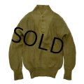 50's 【ビンテージ】米軍実物【U.S.ARMY】【セーター】【ウール】【ヘンリーネックセーター】 