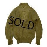 50's 【ビンテージ】米軍実物【U.S.ARMY】【セーター】【ウール】【ヘンリーネックセーター】 