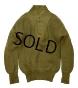 50's 【ビンテージ】米軍実物【U.S.ARMY】【セーター】【ウール】【ヘンリーネックセーター】 