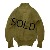 50's 【ビンテージ】米軍実物【U.S.ARMY】【セーター】【ウール】【ヘンリーネックセーター】 