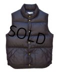 刻印ボタン【ビンテージ】【ＬＬビーン】【L.L.bean 】【黒】ダウンベスト【サイズＳ】 