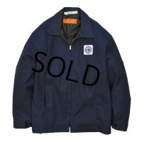 80's USA製【ビンテージ】【RED KAP】レッドキャップ【紺】【ワークジャケット】ワークブルゾン【サイズＬ】  