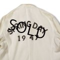 【40's】【ビンテージ】【Phi Kappa Sigma】【SPRING DAY】【チェンジボタン】ドクロ【メモリアルジャケット】カバーオール【サイズ３８】 