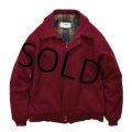 【ビンテージ】【ＬＬビーン】【L.L.bean】【エンジ】ウールブルゾン【比翼仕立てブルゾン】 