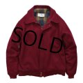 【ビンテージ】【ＬＬビーン】【L.L.bean】【エンジ】ウールブルゾン【比翼仕立てブルゾン】 