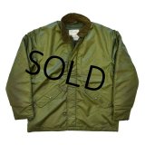 【ビンテージ】【80's】【米軍実物】【U.S.NAVY】【アルファ製】【ECWデッキジャケット】【インパーマブル】【サイズL】 