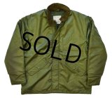 【ビンテージ】【80's】【米軍実物】【U.S.NAVY】【アルファ製】【ECWデッキジャケット】【インパーマブル】【サイズL】 