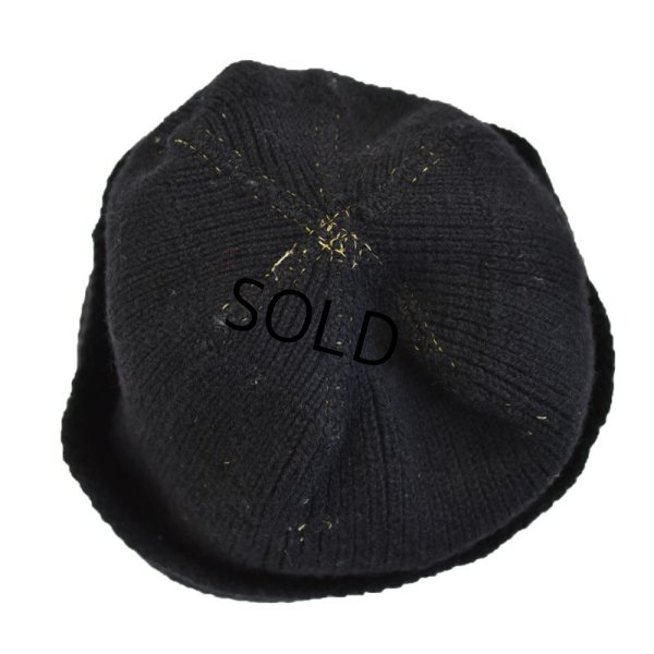 画像3: 40's【WW2】【米軍実物】USAAF【ビンテージ】【A-4】キャップ【後染め】ネイビー【U.S.ARMY】【ワッチキャップ】 