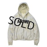 【90's】【U.S.ARMY】【PFU】【ＡＲＭＹ】【グレー】【フルジップパーカー】【フィジカルフィットネスユニフォーム】米軍【サイズXL】 