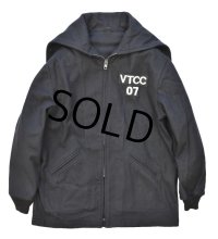 【USA製】【ビンテージ】【米軍実物】【VTCC】【Virginia Tech Corps of Cadets】【Neptune Garment Co.】【黒】【ウール】【カデットコート】 