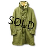 【50's】【ビンテージ】【米軍実物】【M-47】【パイルライナー付き】【オーバーコート】【フルセット】モッズパーカー 【サイズＬ】 