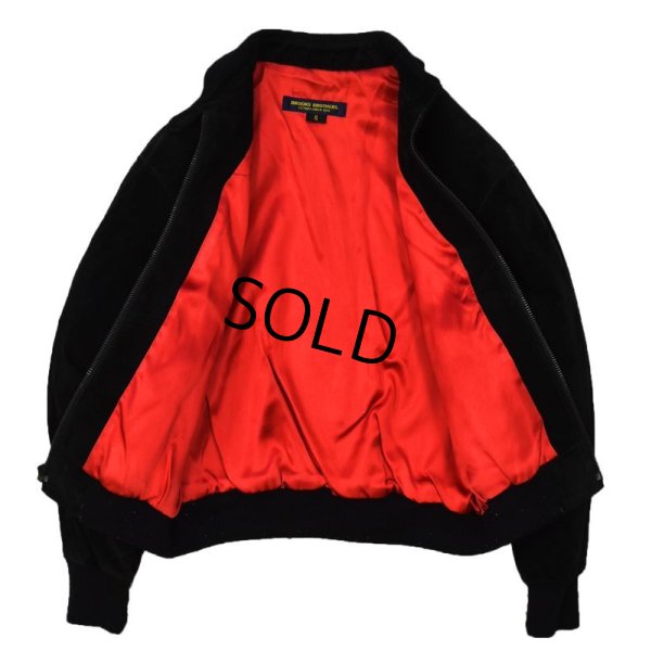 画像5: 小さめサイズ【ビンテージ】【オールドブルックス】【Brooks Brothers】【黒】【スエードブルゾン】【ジップアップジャケット】【サイズ４】 