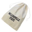 画像1: 【ビンテージ】【MILLERSVILLE STATE】【生成り】【ダッフルバッグ】<br> (1)