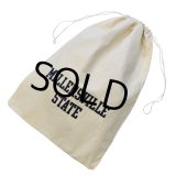 【ビンテージ】【MILLERSVILLE STATE】【生成り】【ダッフルバッグ】 