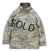 【ほぼ未使用!!】【ビンテージ】【米軍実物】ＡＰＥＣＳ【All Purpose Environmental Clothing System】【ゴアテックスパーカ】デジカモ【M-Long】ABUカモ 