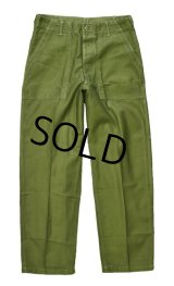 50's■【米軍実物】U.S.ARMY【初期】サイドアジャスター付き【平ボタン】【ベイカーパンツ】【ユーティリティパンツ】【OG107】【サイズＭ】 