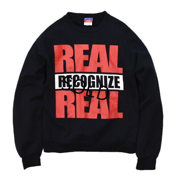 画像4: 【チャンピオン】【REAL RECOGNIZE REAL】【黒】【スウェット】【サイズS】 