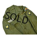 【50's】【米軍実物】U.S.ARMY【ビンテージ】【OG107】【ユーティリティシャツ】【サイズM】 