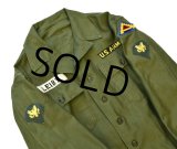 【50's】【米軍実物】U.S.ARMY【ビンテージ】【OG107】【ユーティリティシャツ】【サイズM】 