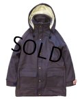 【デッドストック】【USA製】【ビンテージ】【ウールリッチ ウーマン】woolrich【チャコール】【ウールコート】【サイズＳ】【レディース古着】 