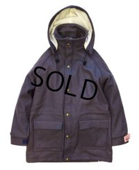 【デッドストック】【USA製】【ビンテージ】【ウールリッチ ウーマン】woolrich【チャコール】【ウールコート】【サイズＳ】【レディース古着】 