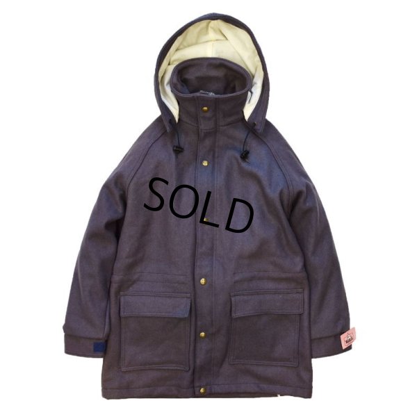 画像1: 【デッドストック】【USA製】【ビンテージ】【ウールリッチ ウーマン】woolrich【チャコール】【ウールコート】【サイズＳ】【レディース古着】 