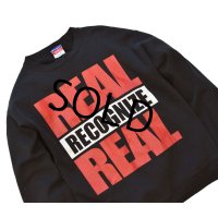 【チャンピオン】【REAL RECOGNIZE REAL】【黒】【スウェット】【サイズS】 