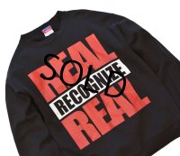 【チャンピオン】【REAL RECOGNIZE REAL】【黒】【スウェット】【サイズS】 