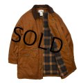 【ビンテージ】【ＬＬビーン】【L.L.bean】【ブラウン】【襟コーデュロイ】【中綿入りコート】【サイズＬ】 