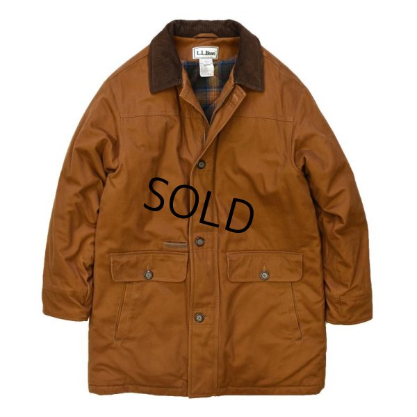 画像4: 【ビンテージ】【LLビーン】【L.L.bean】【ブラウン】【襟コーデュロイ】【中綿入りコート】【サイズL】