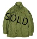 【60's】【ビンテージ】【米軍実物】【初期型】【M-65】【アルミジップ】【フィールドジャケット】【実寸 XS-R】 