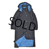 【ビンテージ】【L.L.bean】【ＬＬビーン】【黒】【シンサレート】ロングコート【レディース古着】レディースＭ 