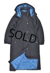 【ビンテージ】【L.L.bean】【ＬＬビーン】【黒】【シンサレート】ロングコート【レディース古着】レディースＭ 