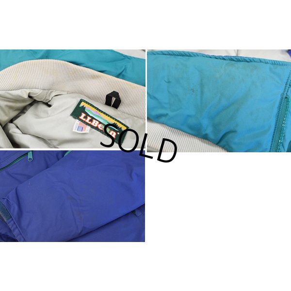 画像4: USA製【ビンテージ】【LLビーン】【L.L.bean】【青】【ダウン入りマウンテンパーカー】【PENOBSCOT PARKA】【ペノブスコットパーカー】ダウンジャケット【サイズM程度】