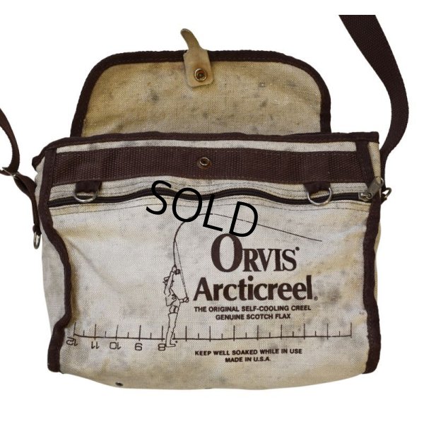 画像4: USA製【ビンテージ】【ORVIS】【オービス アークティクリール】【フィッシングバッグ】【ショルダーバッグ】