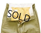【ほぼ未使用!!】80's【USA製】【ビンテージ】【L.L.bean】ＬＬビーン 【裏地付き】【チノパンツ】【33×31】 