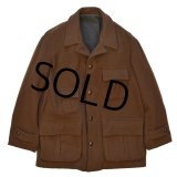 【イタリー製】【ビンテージ】【MASON'S】【メイソンズ】【ブラウン】【スエード　エルボーパッチ付き】【ウールコート】【サイズ52】XL程度 