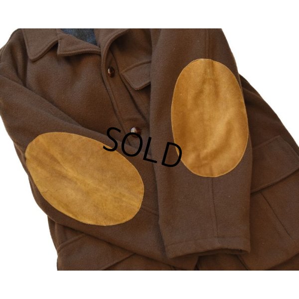 画像4: 【イタリー製】【ビンテージ】【MASON'S】【メイソンズ】【ブラウン】【スエード　エルボーパッチ付き】【ウールコート】【サイズ52】XL程度 