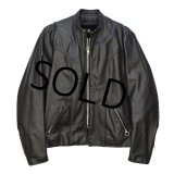 程度良好!! USA製【80’s】【ビンテージ】【ブルックス】【Brooks】【黒】【ボアライナー付き】【シングルライダースジャケット】【サイズ42】 