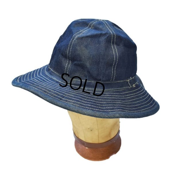 画像6: 30's【ビンテージ】U.S.ARMY【M37】デニムハット【デイジーメイハット】【56cm程度】