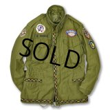 【60's】【ビンテージ】【米軍実物】【U.S.ARMY】2'nd【２型】【M-65】【アルミジップ】【フィールドジャケット】【チロリアンテープ】 