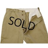 【50's】【ビンテージ】U.S.ARMY【米軍実物】【45カーキ】【チノパンツ】【チノパン】【34×35】 