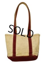 稀少!!【内ポケット付き!!】【ビンテージ】【L.L.bean】【ＬＬビーン】 【赤×キャンバス】 【トートバッグ】 
