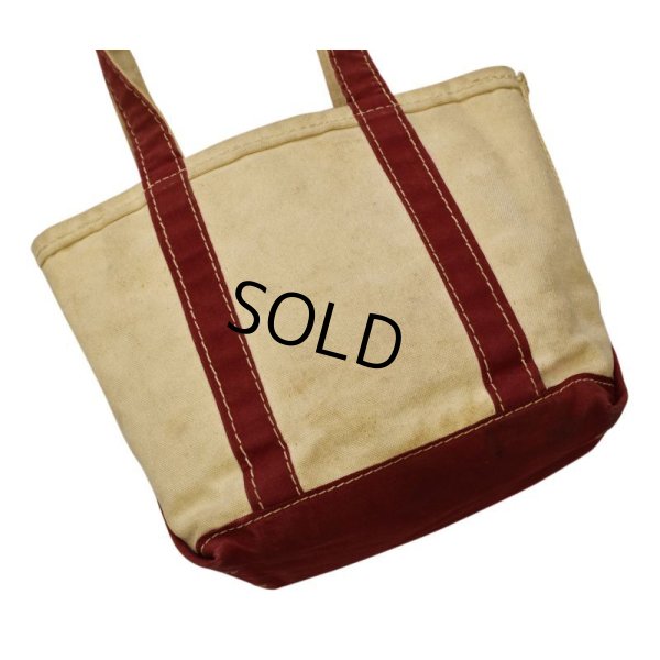 画像3: 稀少!!【内ポケット付き!!】【ビンテージ】【L.L.bean】【ＬＬビーン】 【赤×キャンバス】 【トートバッグ】 